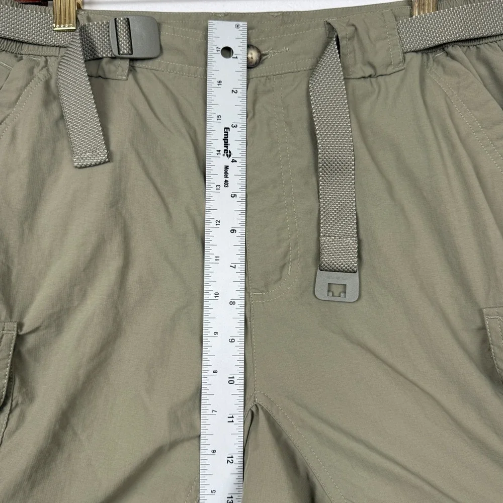 Columbia Titanium Convertible Cargo Pants Mens Medium 32 Zip Off Hiking Sage